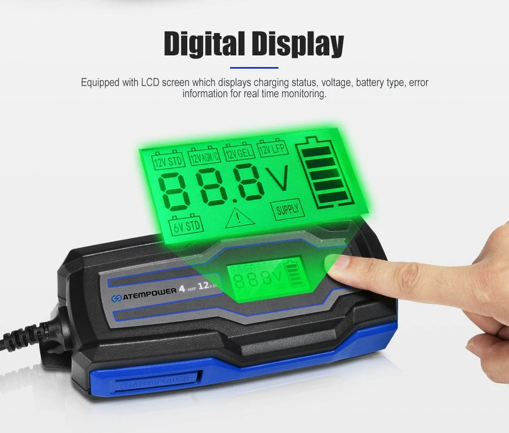 Smart Battery Charger 4A 6V/12V 5 Smart Battery Charger 4A 6V/12V - Image 5