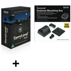 SavvyLevel And External Mount Bundle For Caravans With A Metal Front Wall