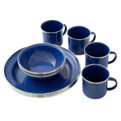 Explore Planet Earth - Enamel Dinner Set 12 Piece