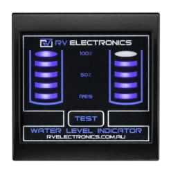 Slimline Led Water Level Indicator Double Tank Gauge Black