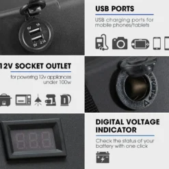 Atem Power 135Ah 12V AGM Deep Cycle Battery + 12V 20A DC To DC Battery Charger + Battery Box -Outdoor Equipment Sales Shop ctOkyaAwSjDeNGjjLTAiQ7hu0