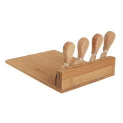 Bamboo Cheese Board And Knife Set -Outdoor Equipment Sales Shop cziC5QsmvQfnedW9GLQPw5O Y