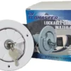 Rv Flomaster Lockable Gravity Water Inlet White Fits 25mm