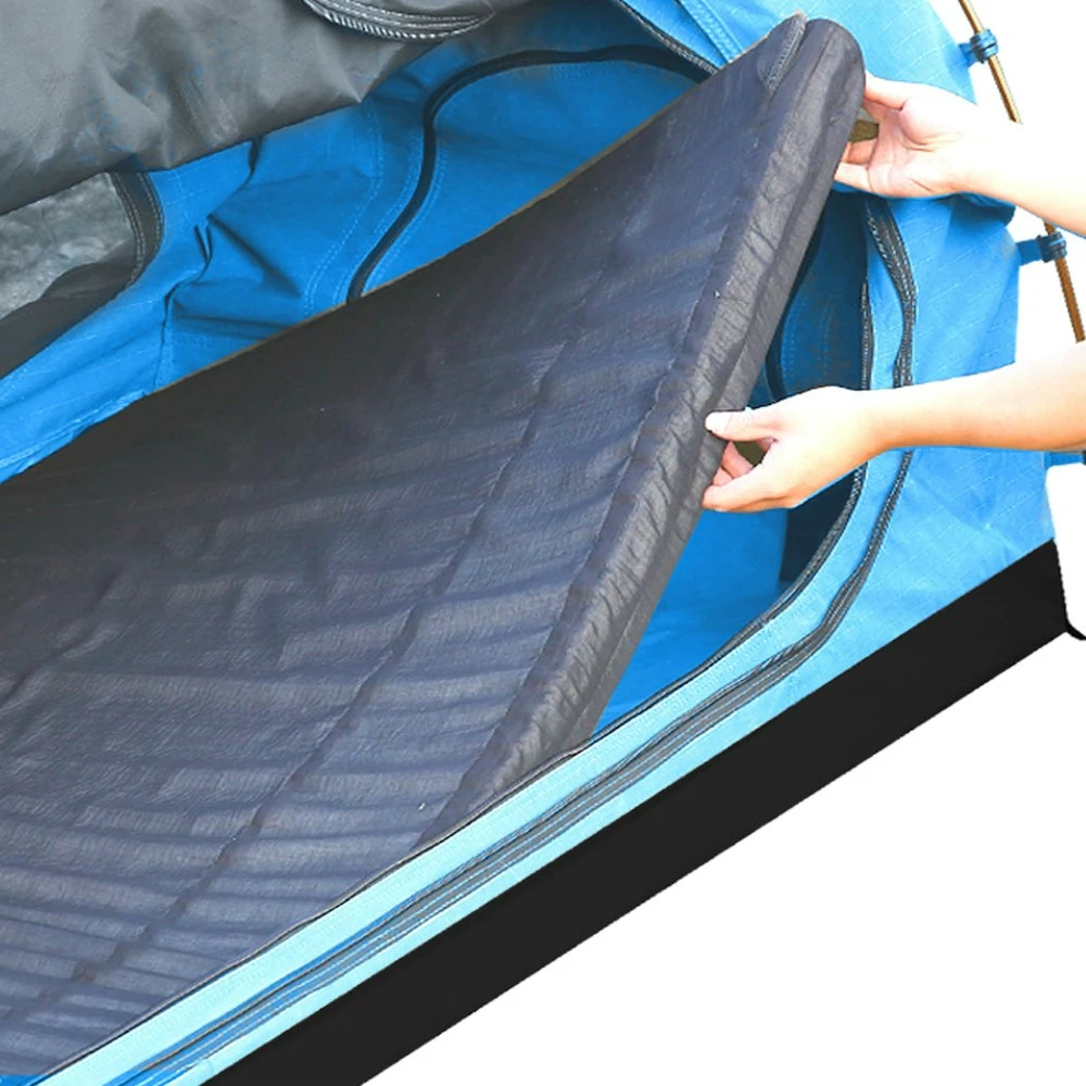 Mountview King Single Swag Camping Swags Canvas Dome Tent Free Standing Navy 4 Mountview King Single Swag Camping Swags Canvas Dome Tent Free Standing Navy - Image 4