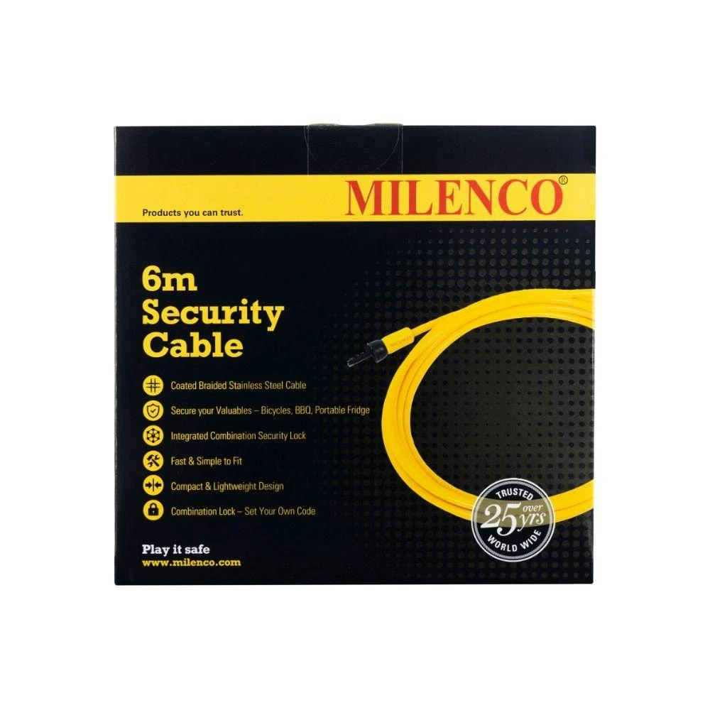 Milenco - 6m Security Cable - MIL5951 10 Milenco - 6m Security Cable - MIL5951 - Image 10