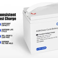 135AH 12V AGM Battery AMP Lead Acid SLA Deep Cycle Battery Dual Solar Power 12 135AH 12V AGM Battery AMP Lead Acid SLA Deep Cycle Battery Dual Solar Power -Outdoor Equipment Sales Shop eNfo8aWwCWyD c XINfloFzu4