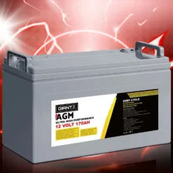 Giantz Deep Cycle Battery 170Ah 12V AGM Power Potable