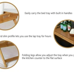 Bamboo Bed Table Breakfast/Snack Serving Tray TV Food Stand With Foldable Legs 37 Bamboo Bed Table Breakfast/Snack Serving Tray TV Food Stand With Foldable Legs -Outdoor Equipment Sales Shop eYBjB9TGJqUmuZsrWLaeg JOY