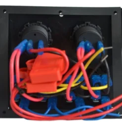 12V 24V 4 Gang LED Rocker Switch Panel USB Car Charger Boat Caravan -Outdoor Equipment Sales Shop eiV6WLF5wBWvEMCJMKYmmjr U