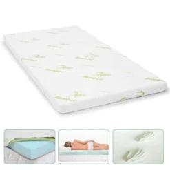 Memory Foam Mattress Topper With Bamboo Cover - Double -Outdoor Equipment Sales Shop f3QXH dRn3wkephK1kSlrRtEk 1