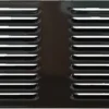 Ventilation Grill Louvre Black 233mm X 148mm
