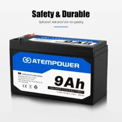 Atem Power 9AH AGM Battery W/ Battery Monitor 12V AMP Lead Acid SLA 15 Atem Power 9AH AGM Battery W/ Battery Monitor 12V AMP Lead Acid SLA -Outdoor Equipment Sales Shop fDqHk9BtJT9G FOPhqOH jsDs