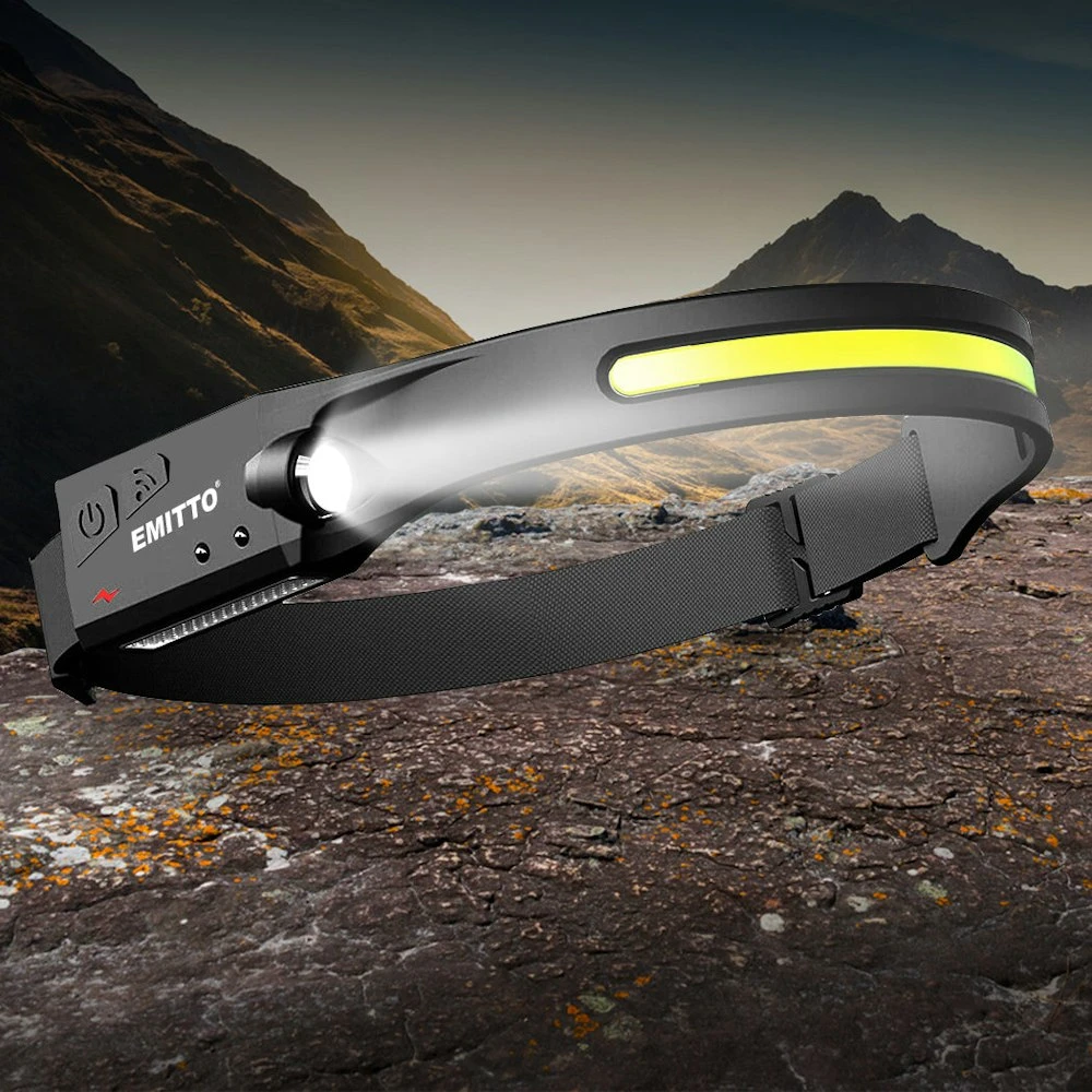 EMITTO COB Headlamp Led Torch Camping USB Rechargeable Motion Sensor Work Light 7 EMITTO COB Headlamp Led Torch Camping USB Rechargeable Motion Sensor Work Light - Image 7