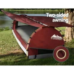Weisshorn Swag King Single Camping Swags Canvas Free Standing Dome Tent Red W/ 7CM Mattress 10 Weisshorn Swag King Single Camping Swags Canvas Free Standing Dome Tent Red W/ 7CM Mattress -Outdoor Equipment Sales Shop fi8XZbSO4y93gVEM38BM0xJ90