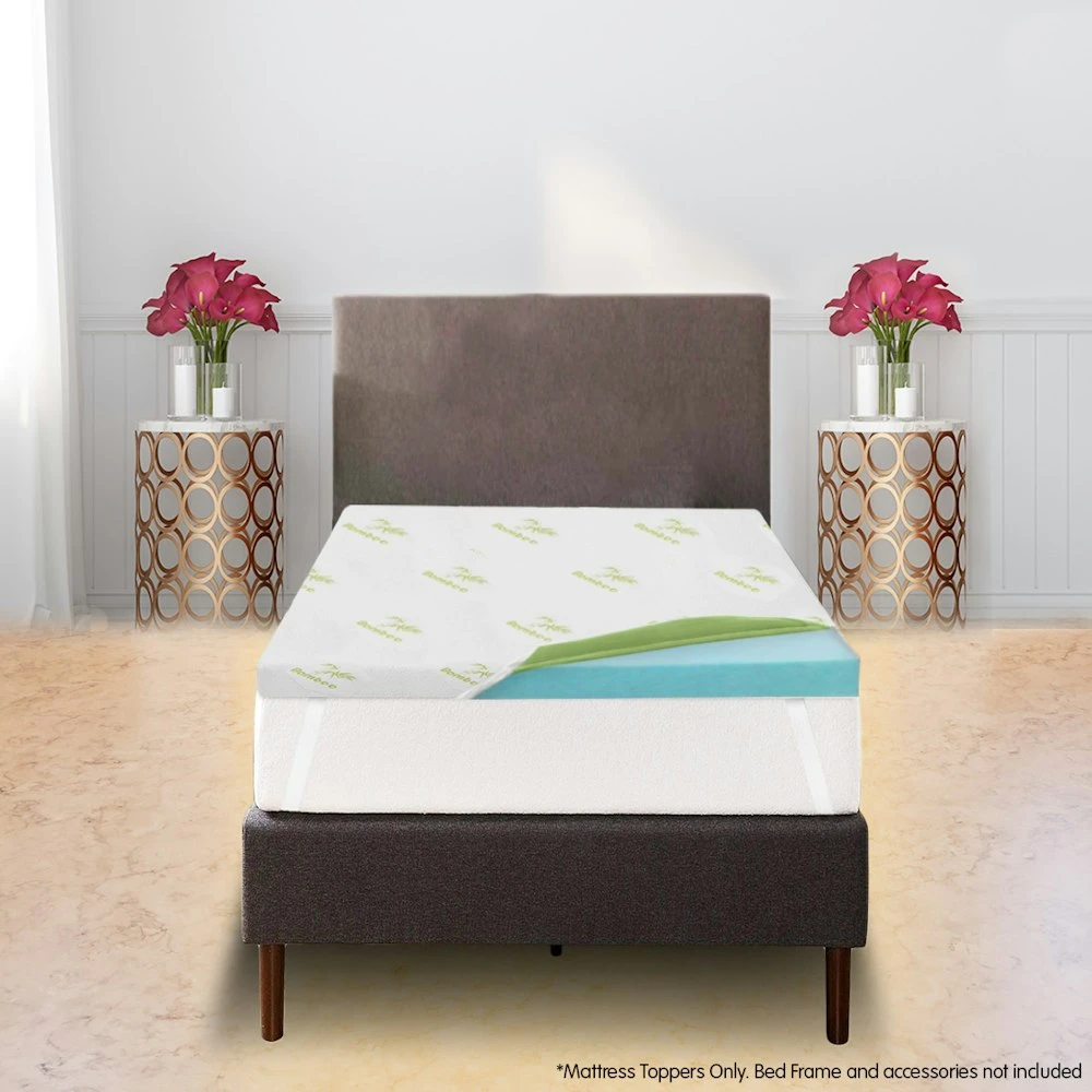 Laura Hill Cool GEL Memory Foam Mattress Topper - Single 10 Laura Hill Cool GEL Memory Foam Mattress Topper - Single - Image 10