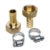 Topargee Brass 1/2" BSP Female To 1/2" Hose