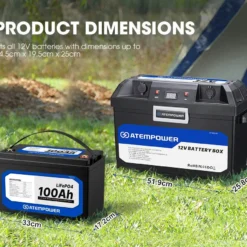 Atem Power Battery Box Dual Battery System Built-in VSR Isolator + 12V 100Ah Lithium Battery 19 Atem Power Battery Box Dual Battery System Built-in VSR Isolator + 12V 100Ah Lithium Battery -Outdoor Equipment Sales Shop hYG1uCLgMmqxTW8DR9r4aGR9M