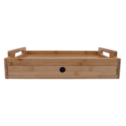 Bamboo Serving Tray With Drawer -Outdoor Equipment Sales Shop ho1w162AxaohgJ UqO3sKmikU
