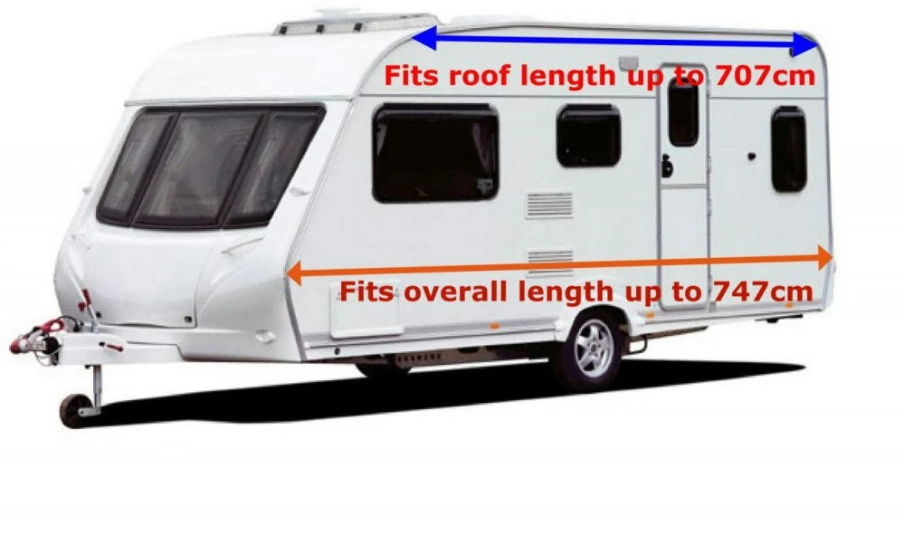 Kaiser Heavy Duty 300D Oxford 22-24ft Caravan Cover Waterproof UV 3 Kaiser Heavy Duty 300D Oxford 22-24ft Caravan Cover Waterproof UV - Image 3