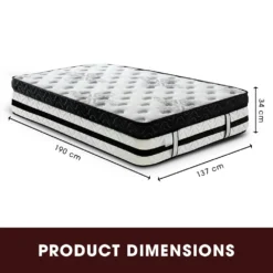 Laura Hill Double Mattress With Euro Top - 34cm -Outdoor Equipment Sales Shop i3VTkJjlW3n ZRjCMAq5wDJ1s