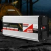 Giantz Power Inverter 2000W/4000W Pure Sine Wave 12V-240V Camping Boat Caravan