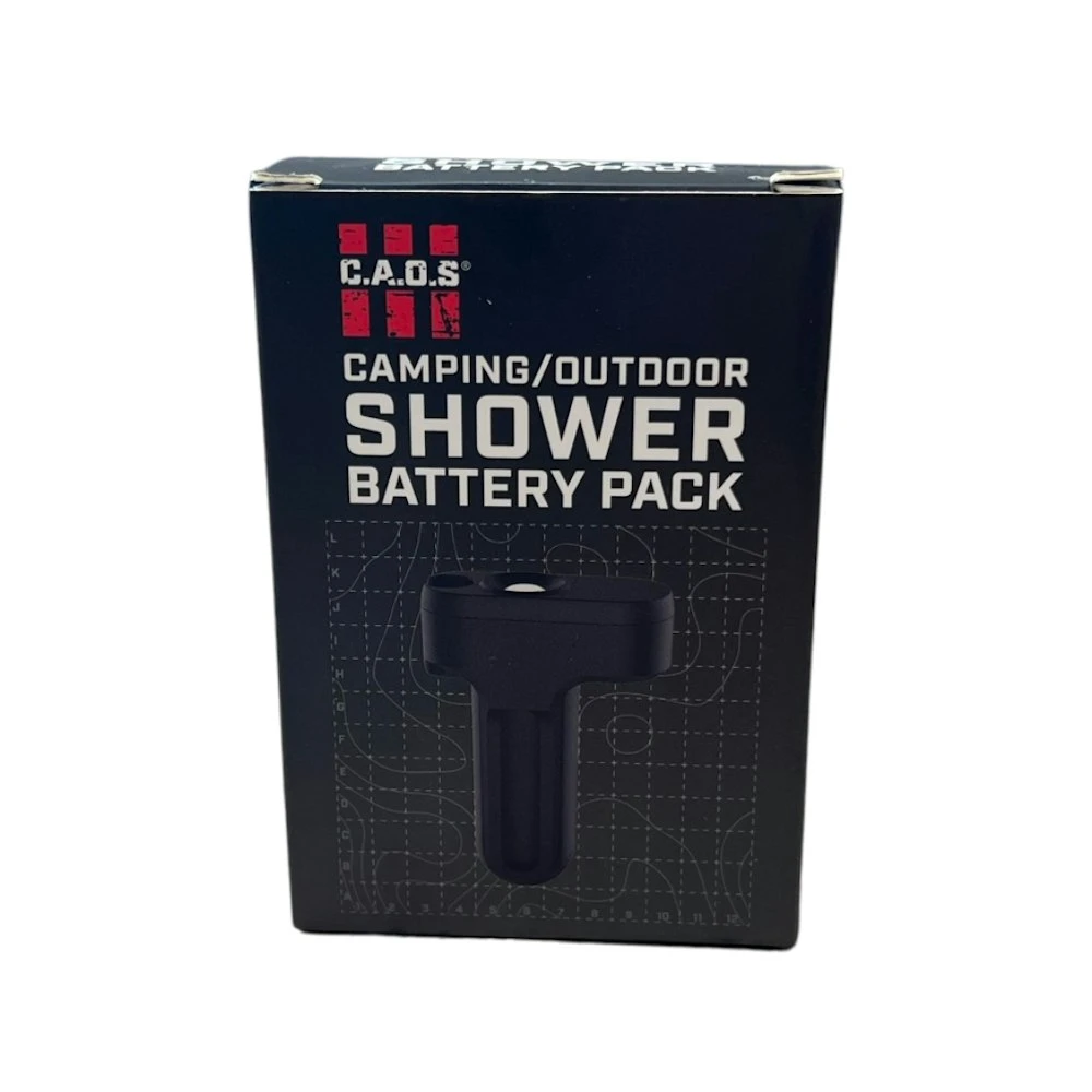 CAOS Camp Shower Spare Battery Pack (Sealed Switch) 1 CAOS Camp Shower Spare Battery Pack (Sealed Switch)