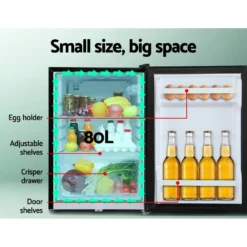 Glacio 80L Portable Camping Bar Fridge 12V/24V/240V -Outdoor Equipment Sales Shop j1p6W7tZ6wGw3n2V5WNGuM3Ew