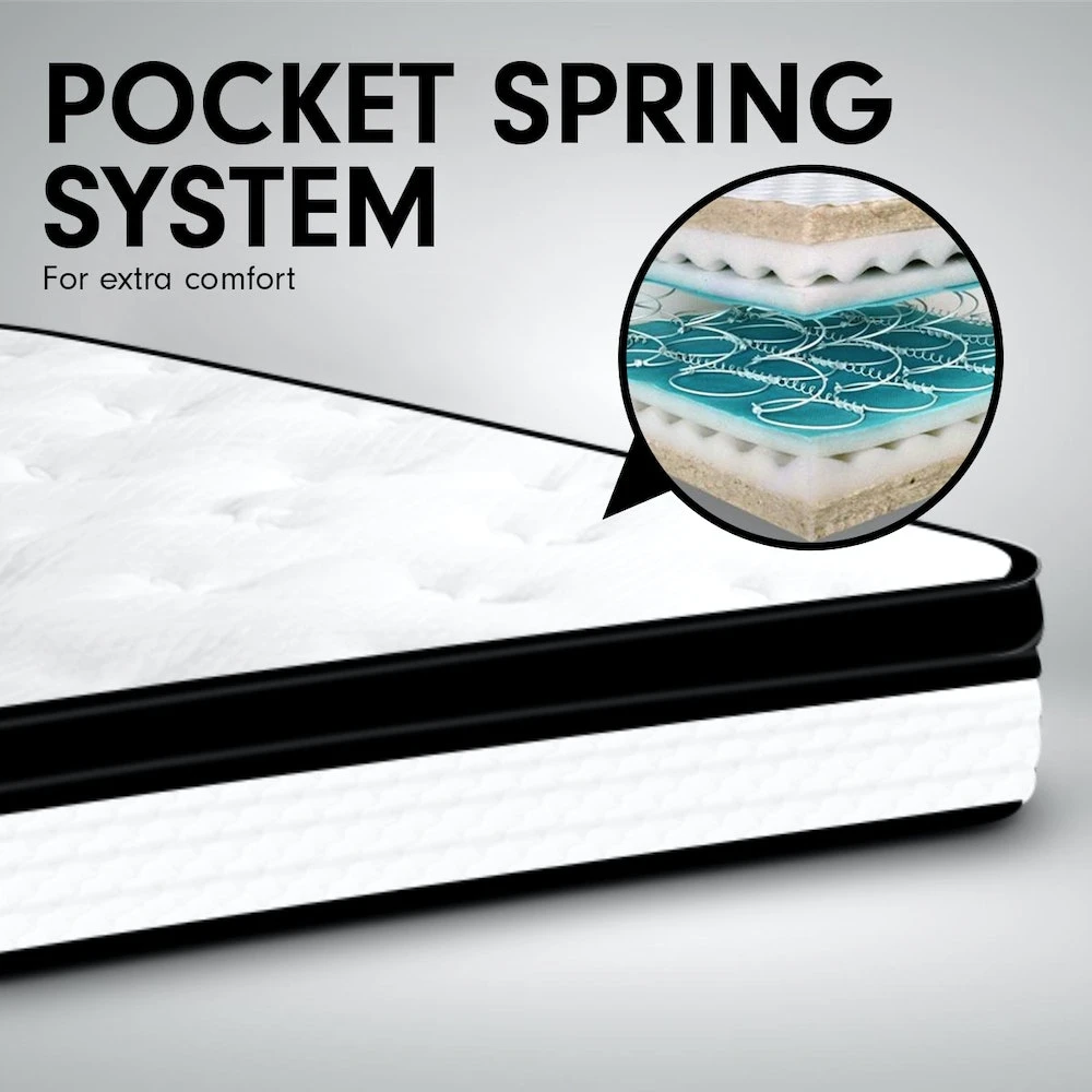 Laura Hill Queen Mattress With Euro Top - 32cm 10 Laura Hill Queen Mattress With Euro Top - 32cm - Image 10