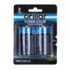 Brillar D Platinum Alkaline Batteries 2pk
