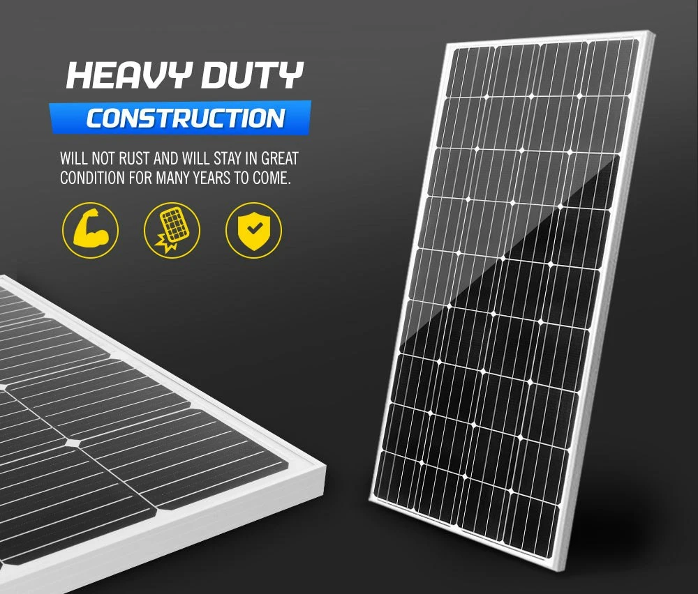 Atem Power 12V 200W Solar Panel Kit Mono Fixed + Solar Mounting Brackets 5 Atem Power 12V 200W Solar Panel Kit Mono Fixed + Solar Mounting Brackets - Image 5
