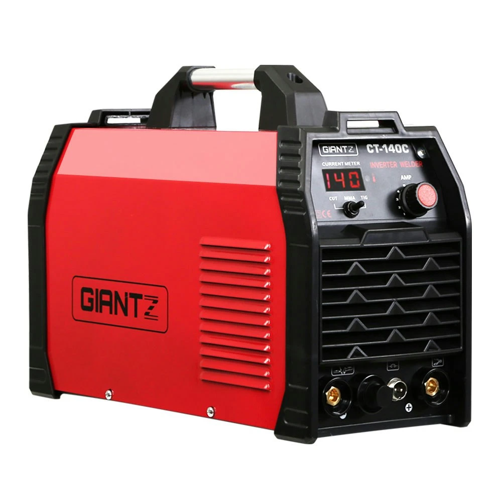 Giantz 140 Amp Inverter Welder Plasma Cutter DC Portable Welding Machine 15A Plug 1 Giantz 140 Amp Inverter Welder Plasma Cutter DC Portable Welding Machine 15A Plug