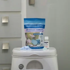 50x8g RV Toilet Tablets With 10x2g Mini Oxygen Tablets