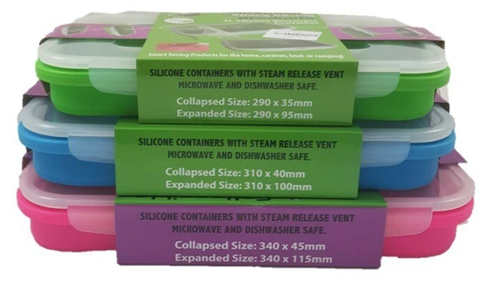 Collapsible Space Saving Rectangular Container Set 3 Pack 1 Collapsible Space Saving Rectangular Container Set 3 Pack