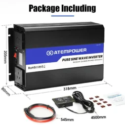 3000W-6000W Pure Sine Wave Power Inverter 12V To 240V Car Caravan Camping Boat 19 3000W-6000W Pure Sine Wave Power Inverter 12V To 240V Car Caravan Camping Boat -Outdoor Equipment Sales Shop oFbXooLT8JeS6XkzT3BaFI8Vk