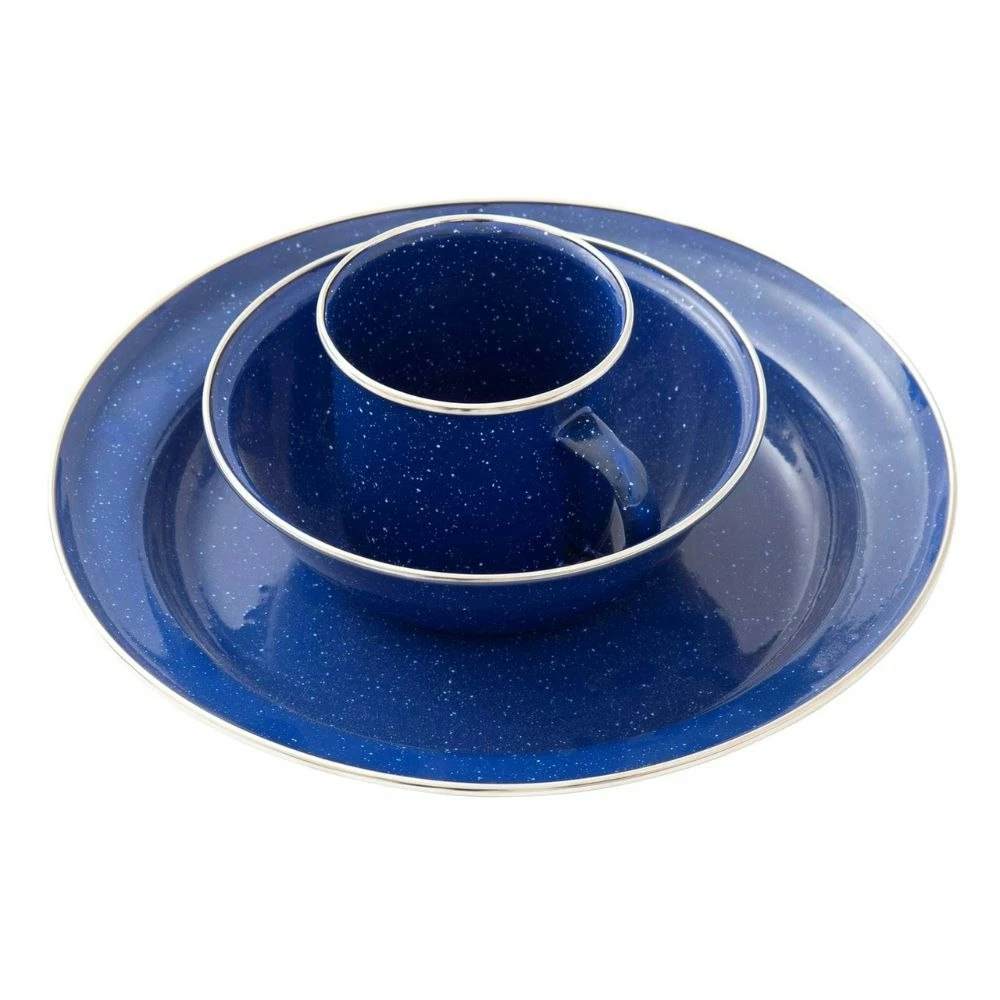 Explore Planet Earth - Enamel Dinner Set 12 Piece 4 Explore Planet Earth - Enamel Dinner Set 12 Piece - Image 4