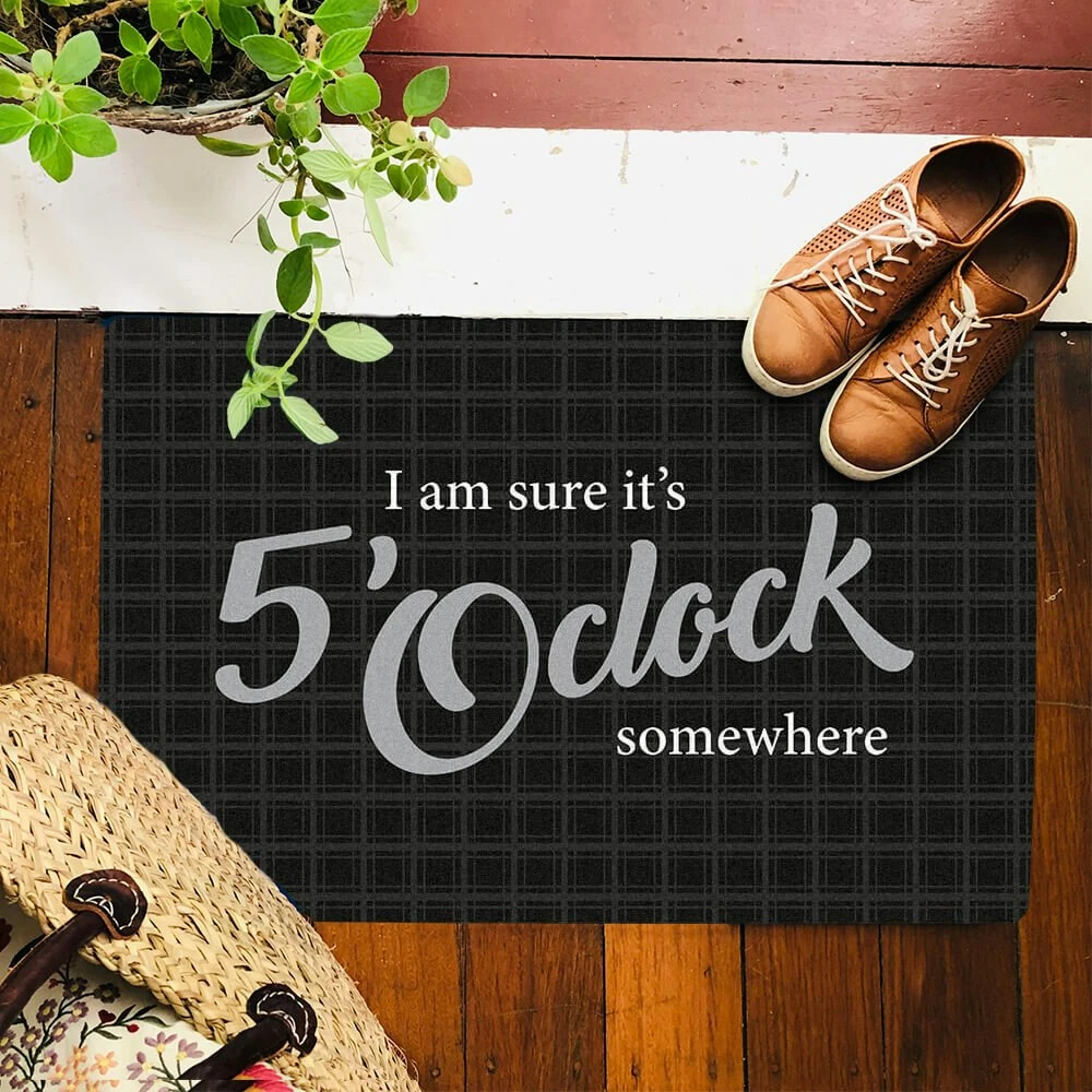 5 O'Clock Doormat 2 5 O'Clock Doormat - Image 2