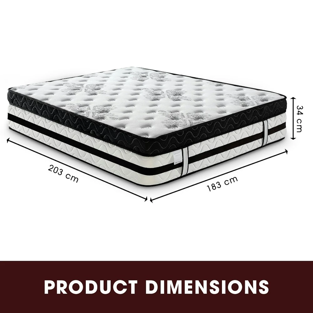Laura Hill King Mattress With Euro Top - 34cm 6 Laura Hill King Mattress With Euro Top - 34cm - Image 6
