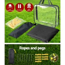 Black Caravan Privacy Screen 1.95 X 2.2M End Wall Or Side Sun Shade Roll Out -Outdoor Equipment Sales Shop pe81oFPV71X7y4rHGNL6xOOw