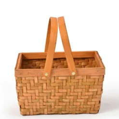 Traderight Group Picnic Basket Baskets Outdoor Deluxe Willow Gift Storage Person Carry Foldable
