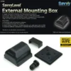 SavvyLevel External Mount Box For Caravans With A Metal Front Wall