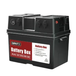 Giantz Battery Box 500W Inverter Deep Cycle Battery Caravan Camping USB