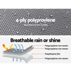 Weisshorn 22-24ft Caravan Cover Campervan 4 Layer Heavy Duty UV Carry Bag Covers -Outdoor Equipment Sales Shop qU7vPzPgJvDOsWkw9CsuMl5wQ