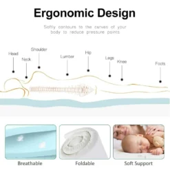 Memory Foam Mattress Protector With Bamboo Cover - Single 4cm -Outdoor Equipment Sales Shop qWA17reVsUmWFGaWkMRGOJp7U