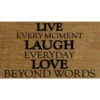 Solemate Doormats - Live Laugh Love 45x75cm
