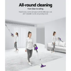 Devanti Handheld Vacuum Cleaner Stick Handstick Bagless Corded Car Vac Purple -Outdoor Equipment Sales Shop r8tUdXBatAhMoqnkYssC360zg