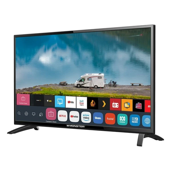 Monster 32" Smart TV Full HD Bluetooth With 12V Adaptor 2 Monster 32" Smart TV Full HD Bluetooth With 12V Adaptor - Image 2