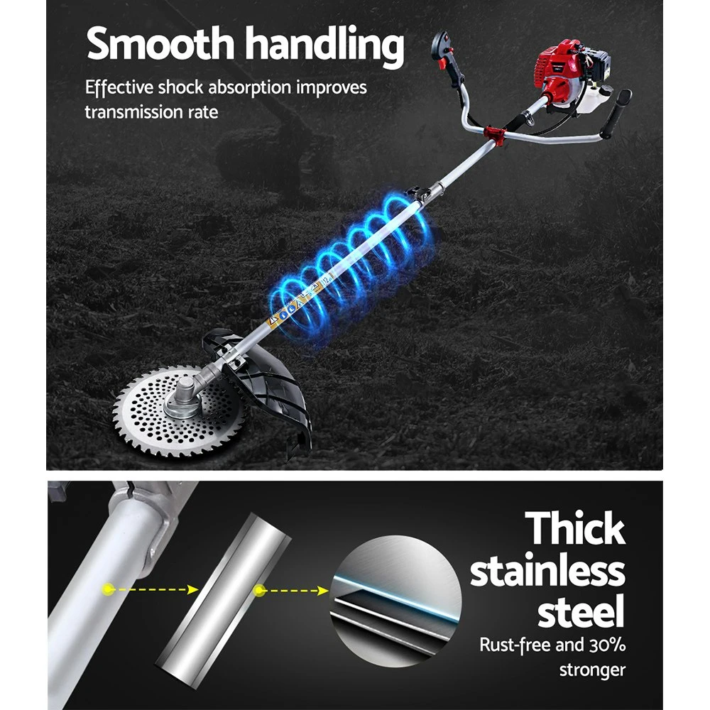 Giantz 62CC Pole Chainsaw Petrol 7 In 1 Brush Cutter Whipper Snipper Multi Tools 4 Giantz 62CC Pole Chainsaw Petrol 7 In 1 Brush Cutter Whipper Snipper Multi Tools - Image 4