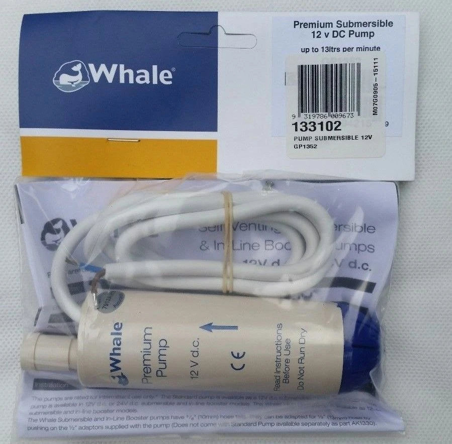 WHALE Premium Submersible Pump 133102 GP1352 2 WHALE Premium Submersible Pump 133102 GP1352 - Image 2