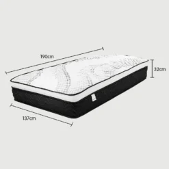 Laura Hill Premium Double Mattress With Euro Top Layer - 32cm -Outdoor Equipment Sales Shop sP3TYn159Q 1A5Df6QFU BwwU