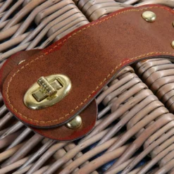 Traderight Group 4 Person Picnic Basket Baskets Set Outdoor Blanket Willow Deluxe Folding Handle -Outdoor Equipment Sales Shop sPNnqbbJNSKztS8B8YrsVQd9E